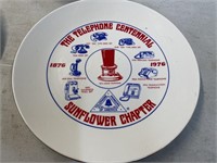 The telephone centennial decorative plate