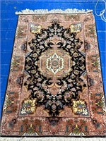 Hand Knotted Persian Tabriz 5x3 ft