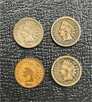 Civil War Yr US Indian Head Cent (61',63',64',65')