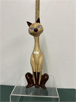 Vintage Giberson Siamese Cat Decanter-Ceramic