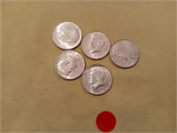 1964 Kennedy Half Dollars $2.50 Face