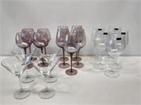 Assorted Glass Stemware