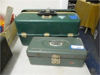 2 tackleboxes with some contents