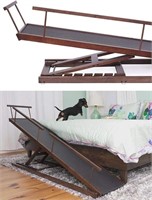 Pet Bed Ramp, Solid Hardwood