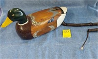 Wooden Duck Telephone