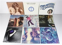 (9) Vintage Vinyl Record Album PROMO Advertising