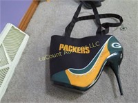 unique Green Bay Packer shoe purse