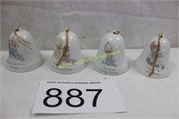 1985 Precious Moments Christmas Ornament Bells