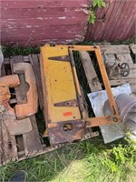 Metal Tool Box w/ Metal Parts & 1" Metal Trash Pum