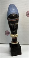 Vintage 16.25-Inch African Wood Carving