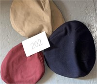 (3) men’s vintage hats