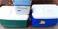 3 TAILGATE CAMPING COOLERS 3 SIZES