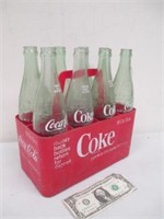 Vintage 16oz Coca-Cola Coke Glass 6 Pack w/