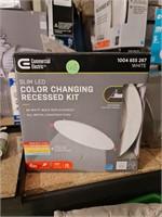 Color changing recessed kit