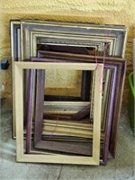 Lot of Assorted Wood Picture Frames