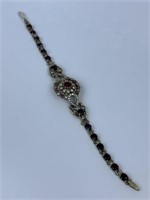 Ruby Bracelet Marked 925