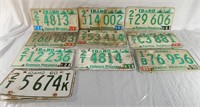 Matched Sets License Plates (10x2)