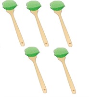 5 Brushes Soft Utility Scrub Green - Long