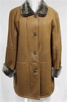 Sheep Skin car coat size 14 Retail $1535.00