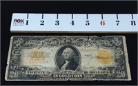 1922 $20.00 Gold Seal Certificate (Large Size)