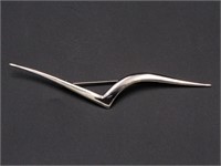 Jose de Rivera (1904-1985) stainless steel pin, 4