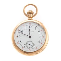 A J.E. Caldwell Pocket Watch in 18K Gold