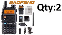 Lot of 2 Baofeng Portable Two Way Radios - NEW