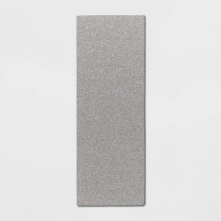 1'8x5' Rectangle Indoor Mat Gray - Threshold