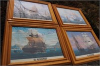 4 Naval Prints