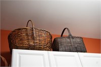 2 Baskets Above Cabinets