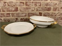 Gold/white Porcelain Lot