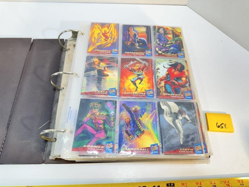 Large Collection Fleer Ultra X-Men Collectors Card