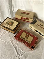 4 Older Cigar Boxes.