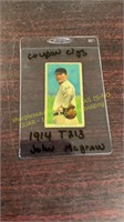 1914 T213 John McGraw Coupon Cigs Card