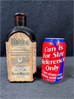 Antique Maltine Mfg. Co. Brown Medicine Bottle NY