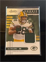 Football Austin Dillion Rookie GU Packers CARD