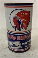 Red Indian Aviation Motor Oil Imperial Qt. can