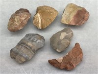 Native American Stone Tools From Large Collection