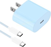 iPhone 15 Charger  20W USB C  6.6ft Cable