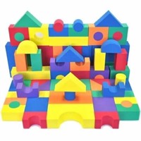 WONDER BLOCKS Foam Softie-Blocks for Kids  70 Pc