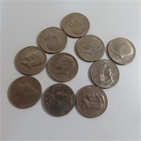 $5 Face Value:  Kennedy Half Dollars