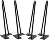 Elegant Black Hairpin Table Legs