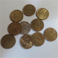 $10 Face Value: U.S. $1 Coinage