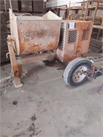 Concrete mixer and wheels