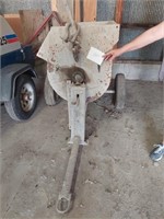 Mortar mixer and wheels