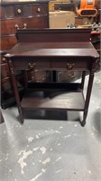 Mahogany Sheraton Two Drawer Server