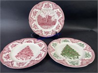 Johnson Bros Christmas/Castle Plates