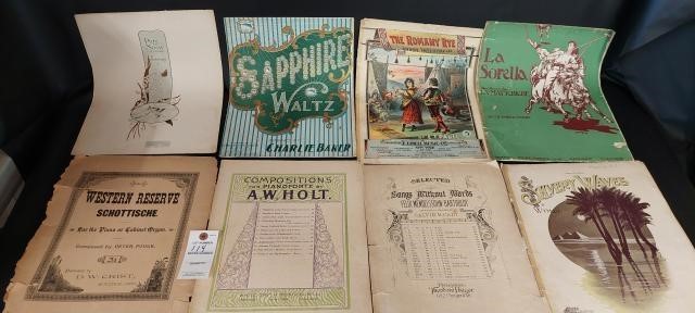 16 Pcs of Sheet Music