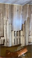 Wood Fencing Accent Wall Piece 73x68