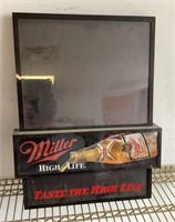 Miller High Life illuminated chalkboard --19x24